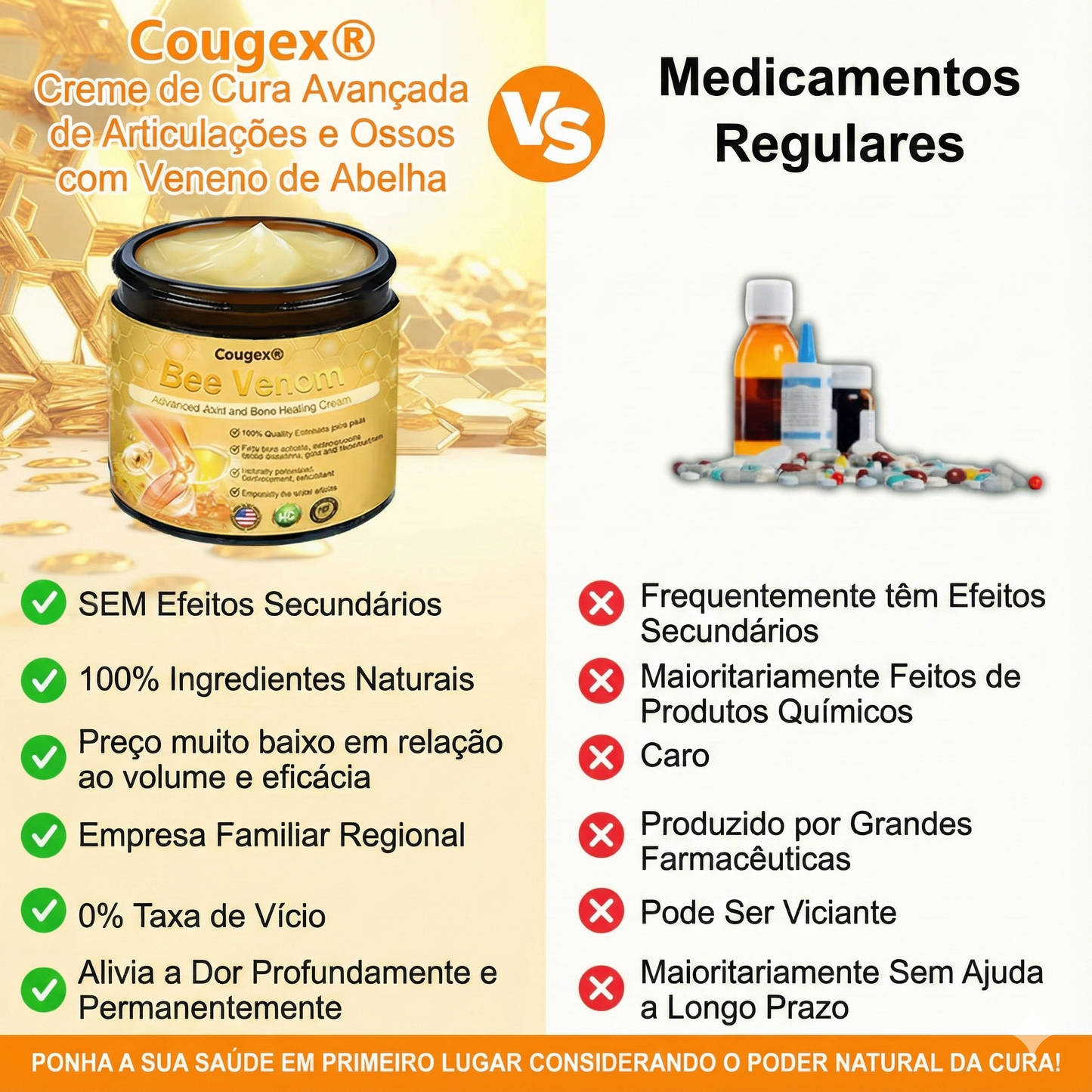 Cougex® Bee Venom Advanced Joint and Bone Healing Cream
